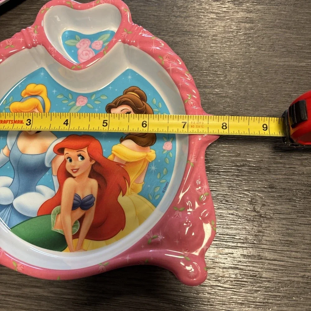 Barbie & Disney both plates